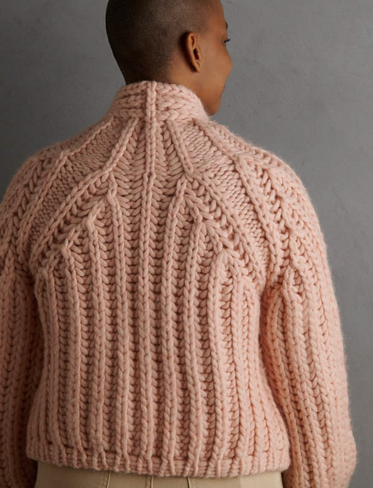 Brioche Bomber Cardigan Pattern Download