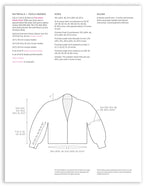 Brioche Bomber Cardigan Pattern Download