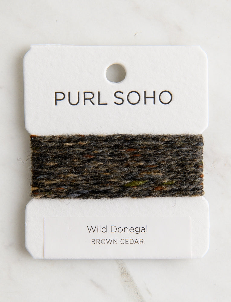 Wild Donegal Color Cards, Brown Cedar