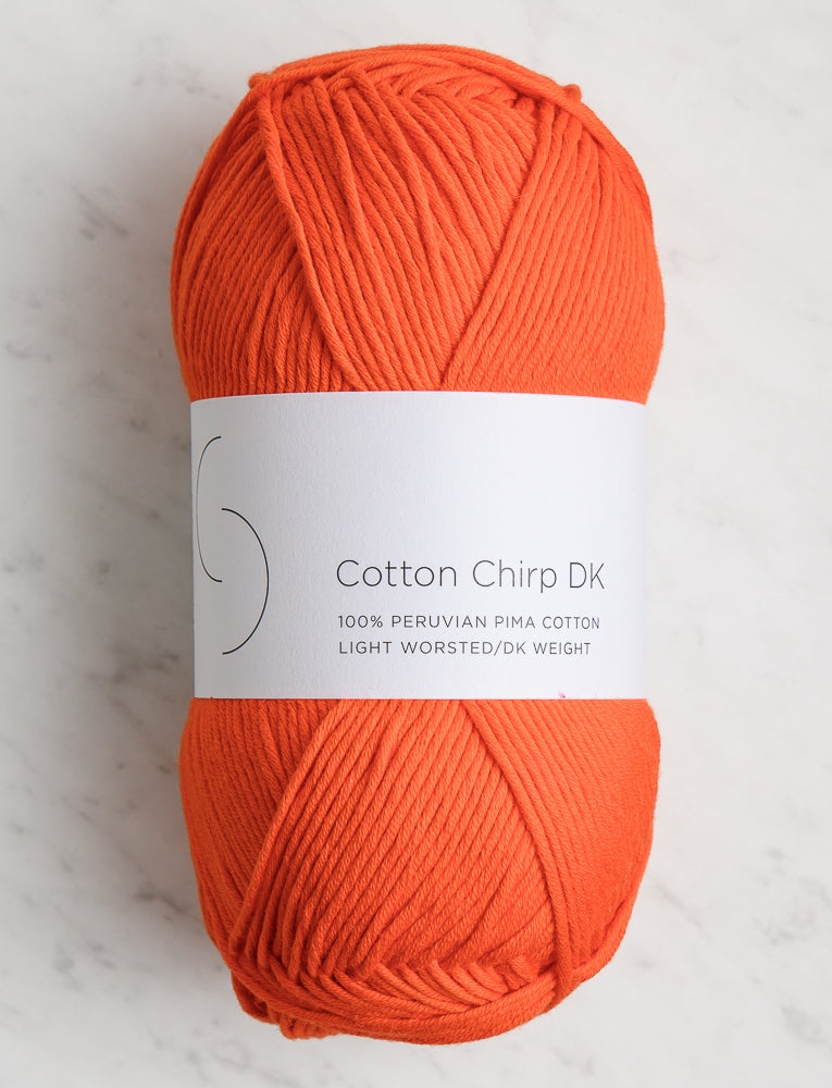 Cotton Chirp DK, 100-Gram Balls, Campfire Orange