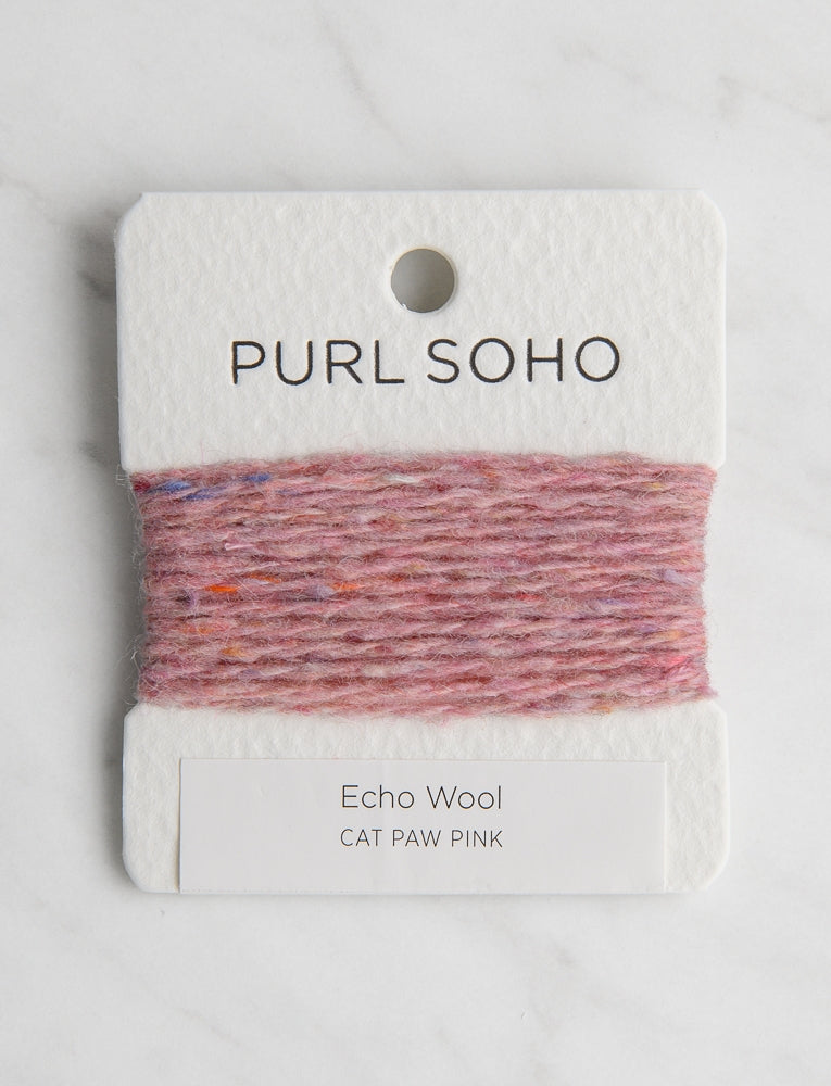 Echo Wool Color Cards, Cat Paw Pink