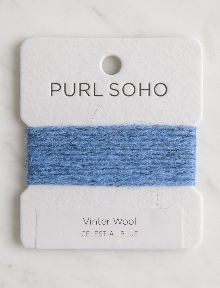 Vinter Wool Color Cards, Celestial Blue