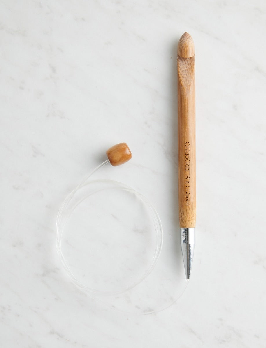 Flexible Tunisian Hook, US P (11.5 mm)