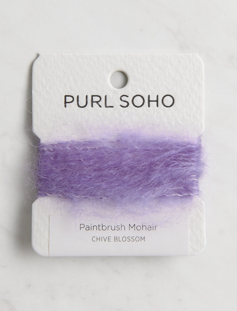 Paintbrush Mohair Color Cards, Chive Blossom