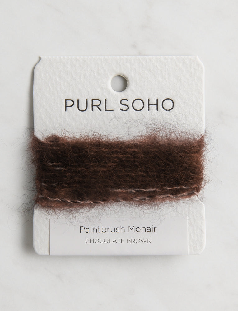 Paintbrush Mohair Color Cards, Chocolate Brown