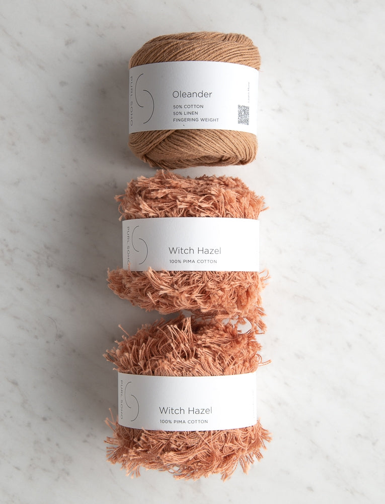 Little Nest Pouch Bundle, Clay Pot + Toasted Sesame