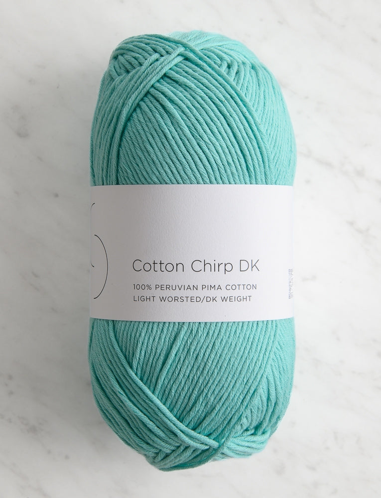 Cotton Chirp DK, 100-Gram Balls, Clear Turquoise