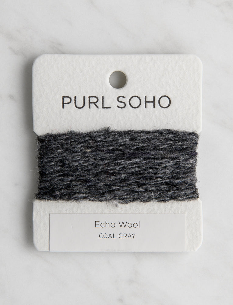 Echo Wool Color Cards, Coal Gray