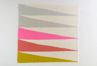 Colorful Wedges Baby Blanket