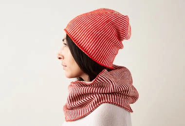 Corrugated Hat + Cowl