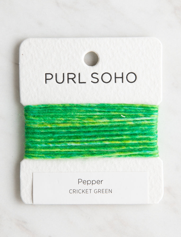 Pepper Color Cards, Cricket Green