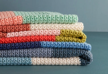 Crochet Super Easy Baby Blanket in Daily Wool Worsted