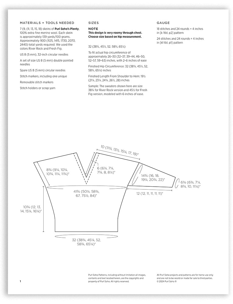 Cross Current Dolman Pullover 