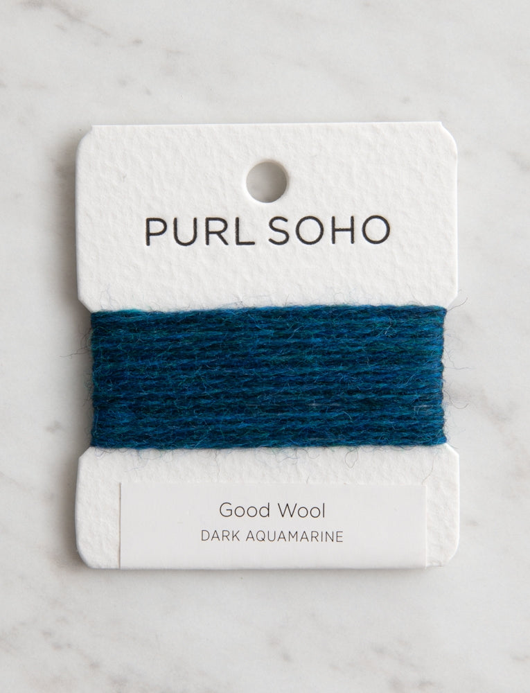 Good Wool Color Cards, Dark Aquamarine