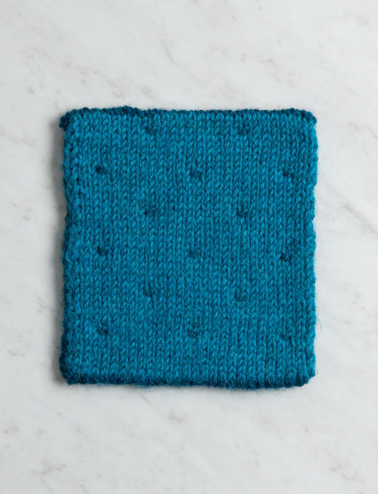 Dark Aquamarine + True Turquoise, Throw