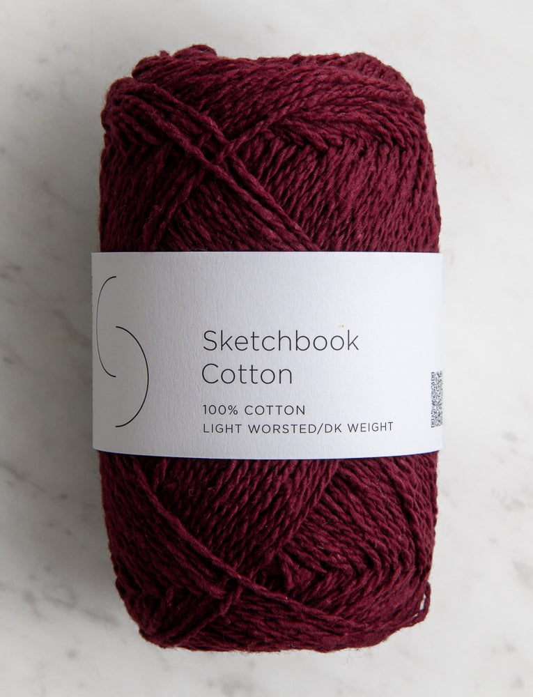 Sketchbook Cotton, Deep Beet