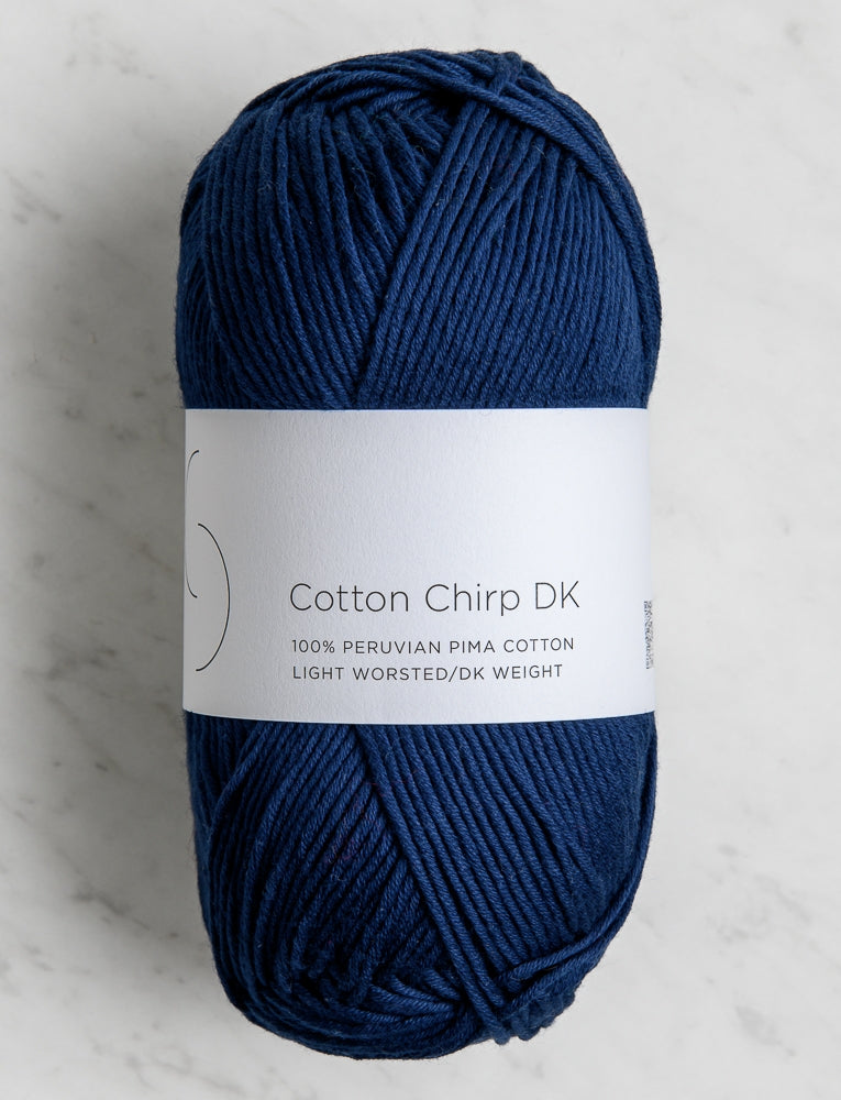 Cotton Chirp DK, 100-Gram Balls, Deep Sea Blue