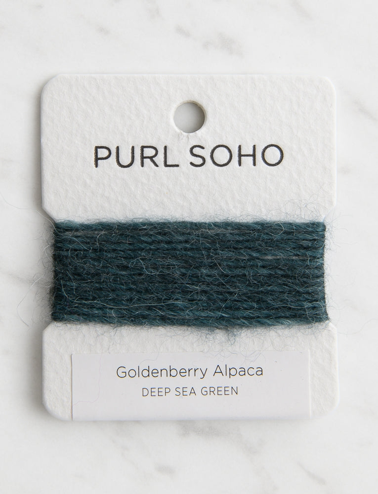 Goldenberry Alpaca Color Cards, Deep Sea Green