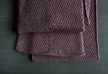 Diagonal Twist Scarf