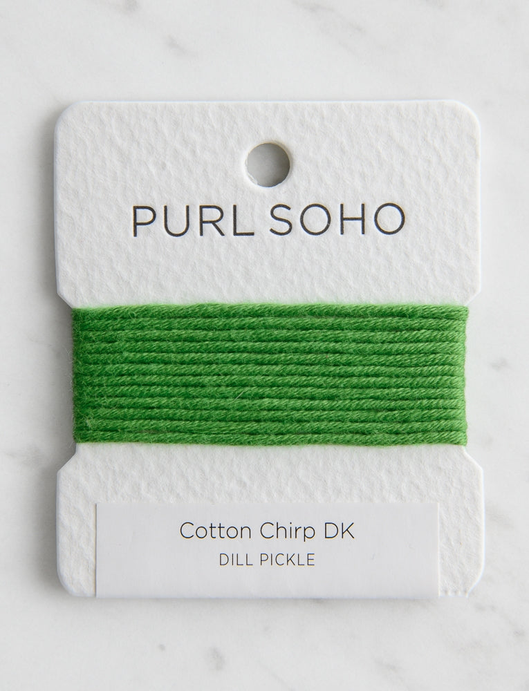 Cotton Chirp DK Color Cards, Dill Pickle
