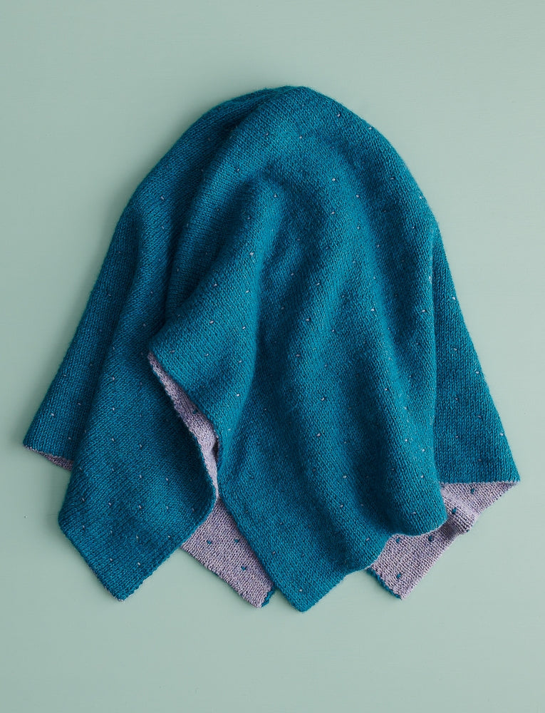 Periwinkle Gray + True Turquoise, Crib