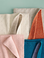 Periwinkle Gray + True Turquoise, Throw