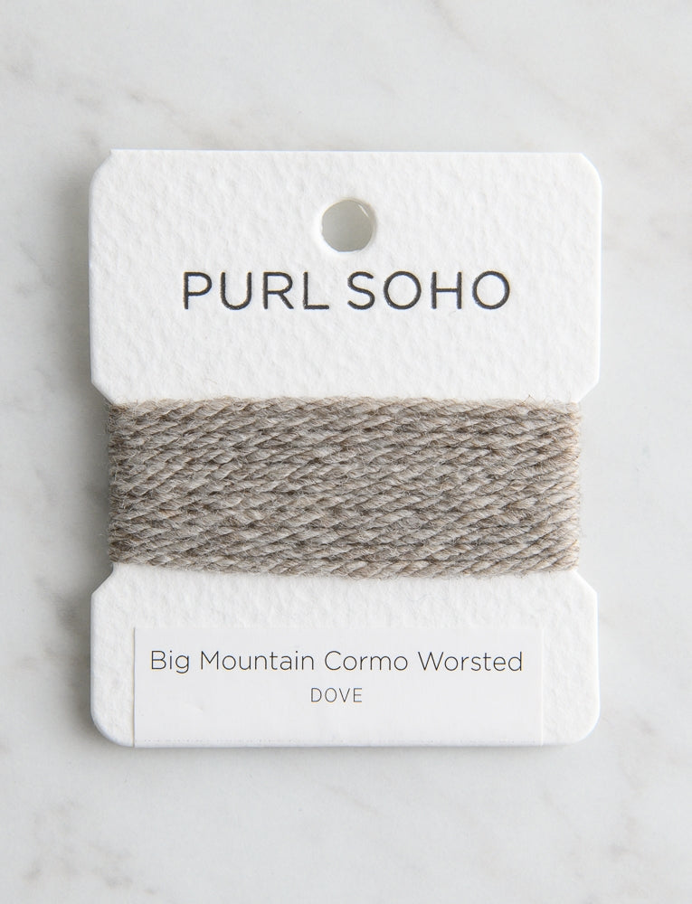 Big Mountain Cormo Worsted Color Cards, Dove