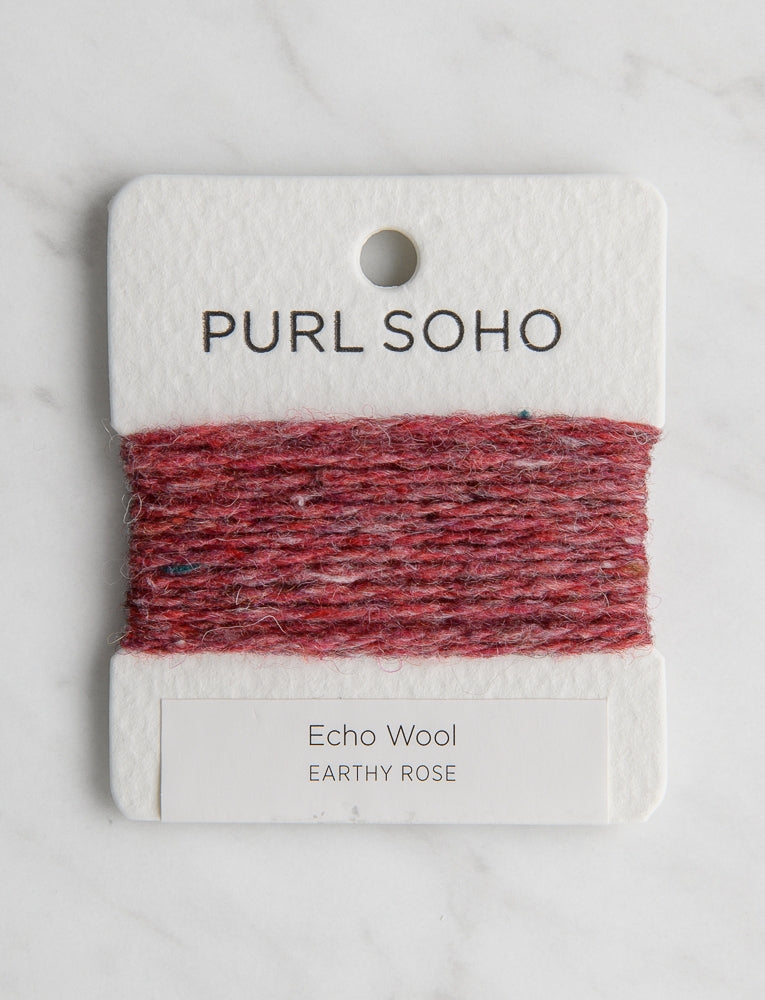 Echo Wool Color Cards, Earthy Rose