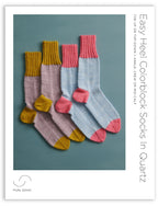 Easy Heel Colorblock Socks in Quartz Pattern Download