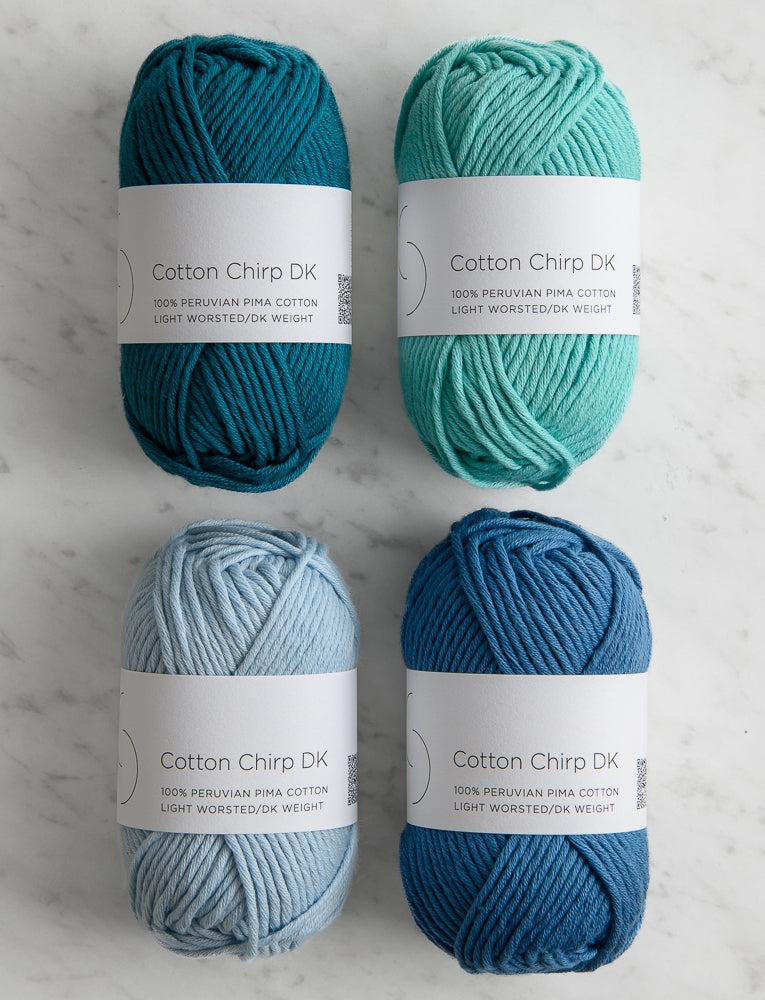 Cotton Chirp DK Minis, Ebb Tide