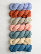 Super Easy Baby Blanket In Daily Wool Worsted Bundle, Empty Beach