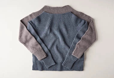Faceted Yoke Pullover