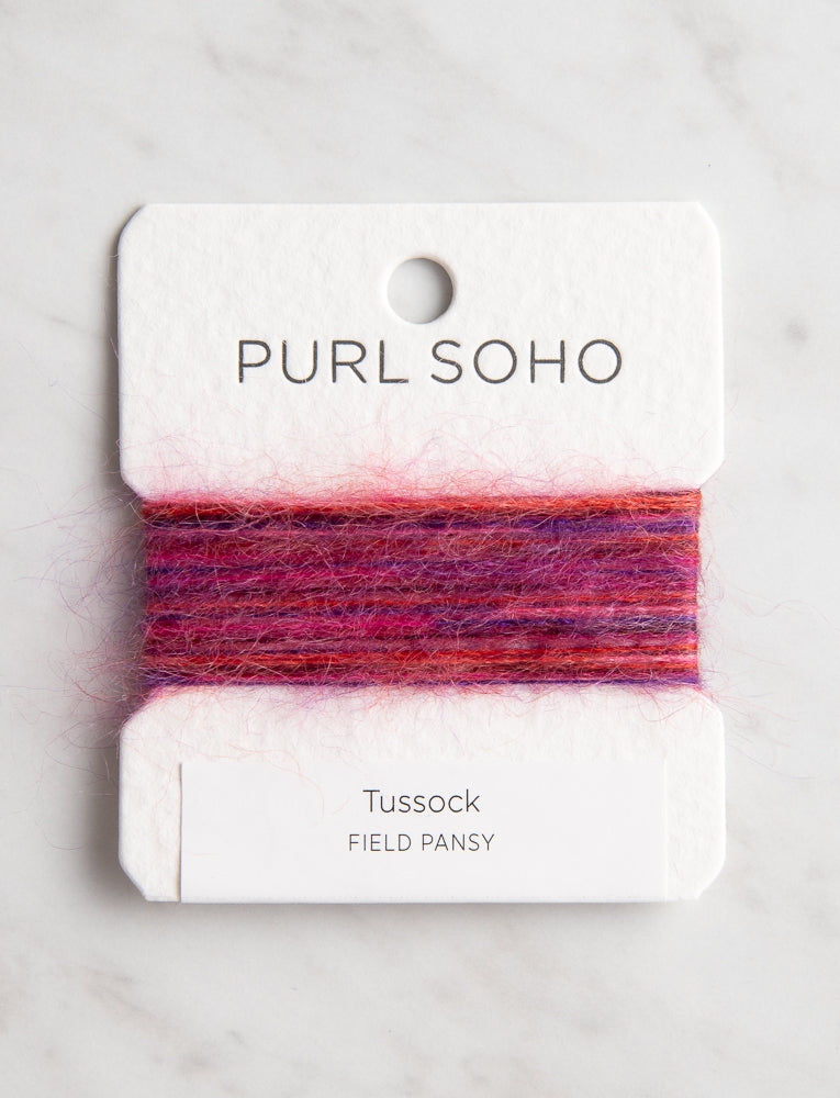 Tussock Color Cards, Field Pansy