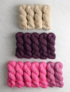 Color Study Blanket Bundle, Field Thistle, Throw