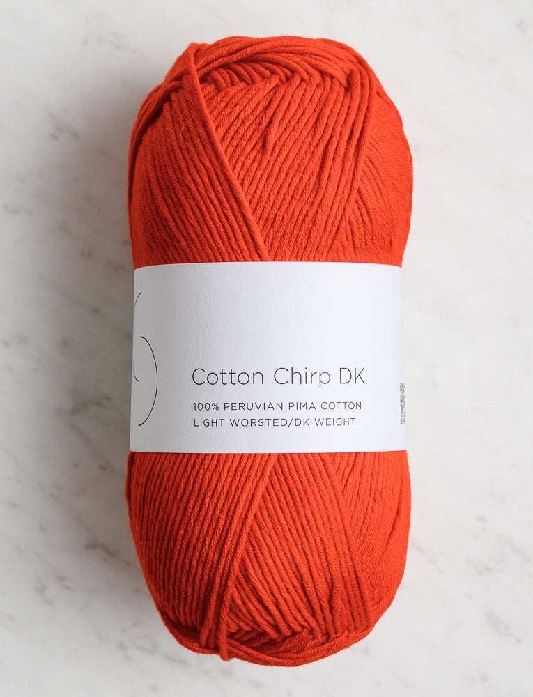 Cotton Chirp DK, 100-Gram Balls, Firecracker Red