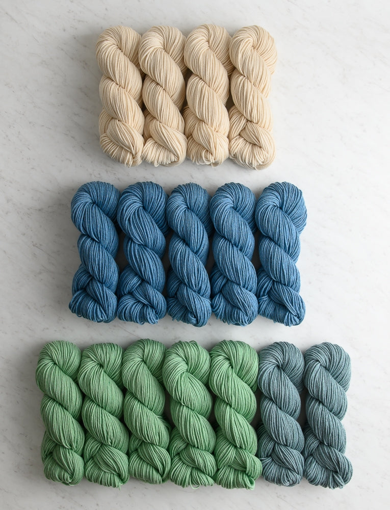 Color Study Blanket Bundle, Fishing Hut, Throw