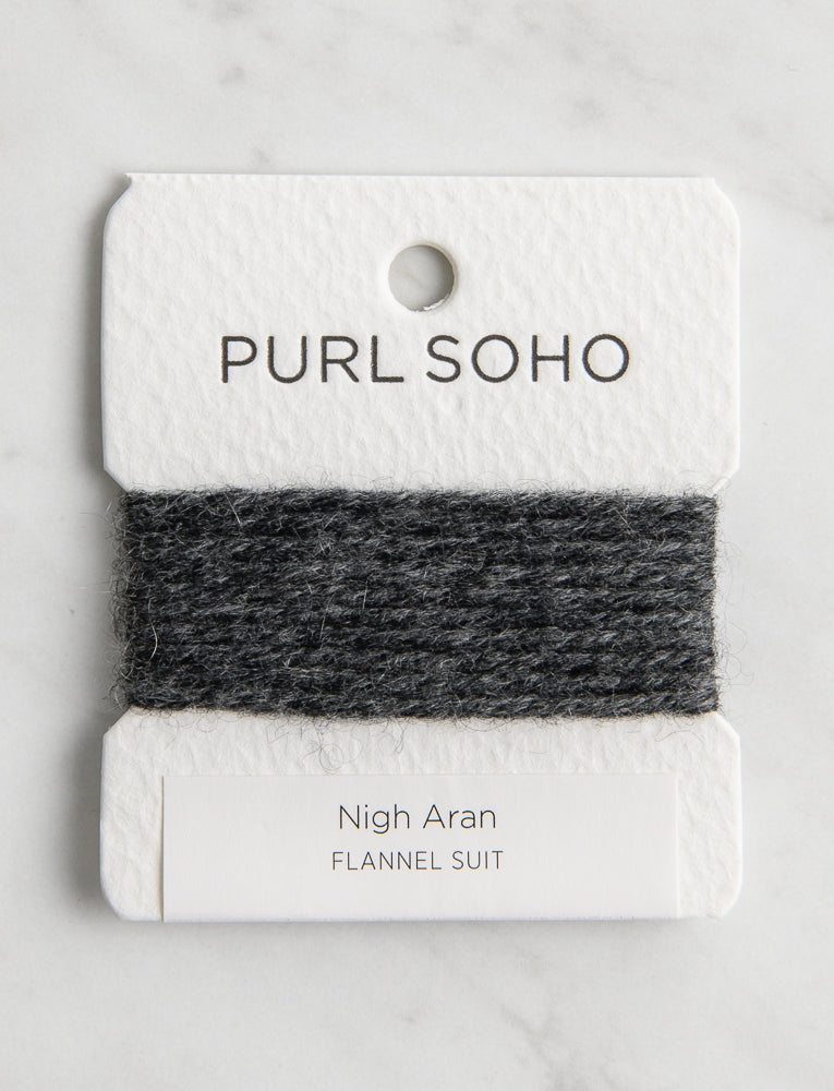 Nigh Aran Color Cards, Flannel Suit