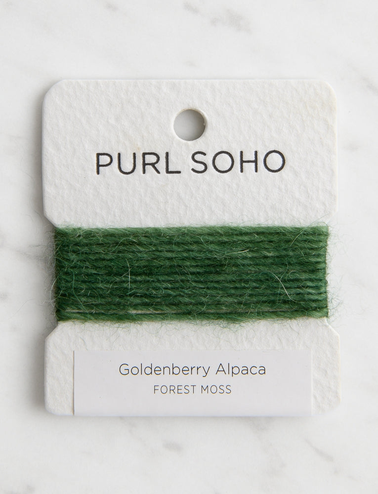 Goldenberry Alpaca Color Cards, Forest Moss