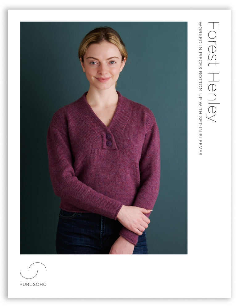 Forest Henley Pullover Pattern Download