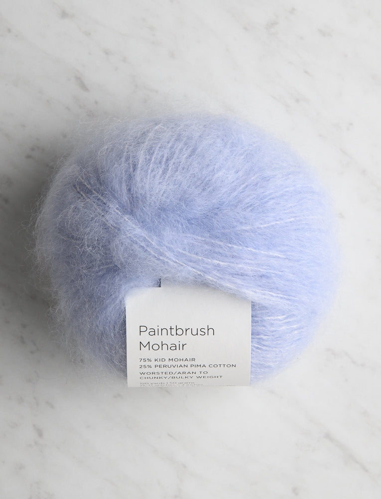 Paintbrush Mohair, Forget-Me-Not Blue