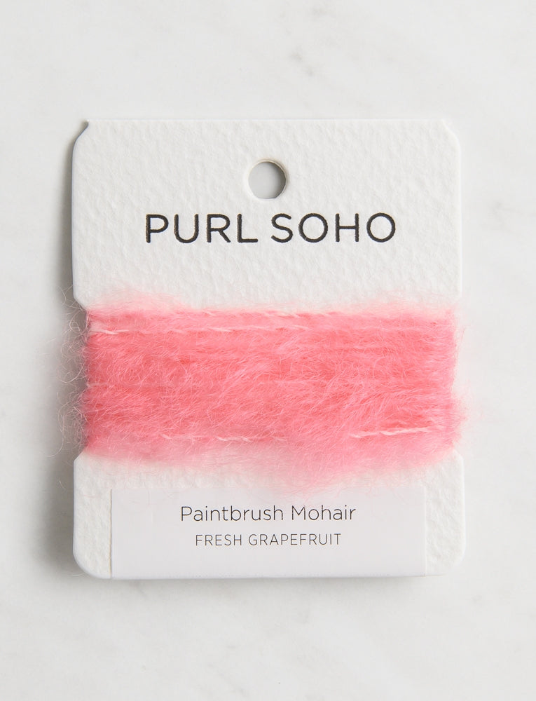 Paintbrush Mohair Color Cards, Fresh Grapefruit