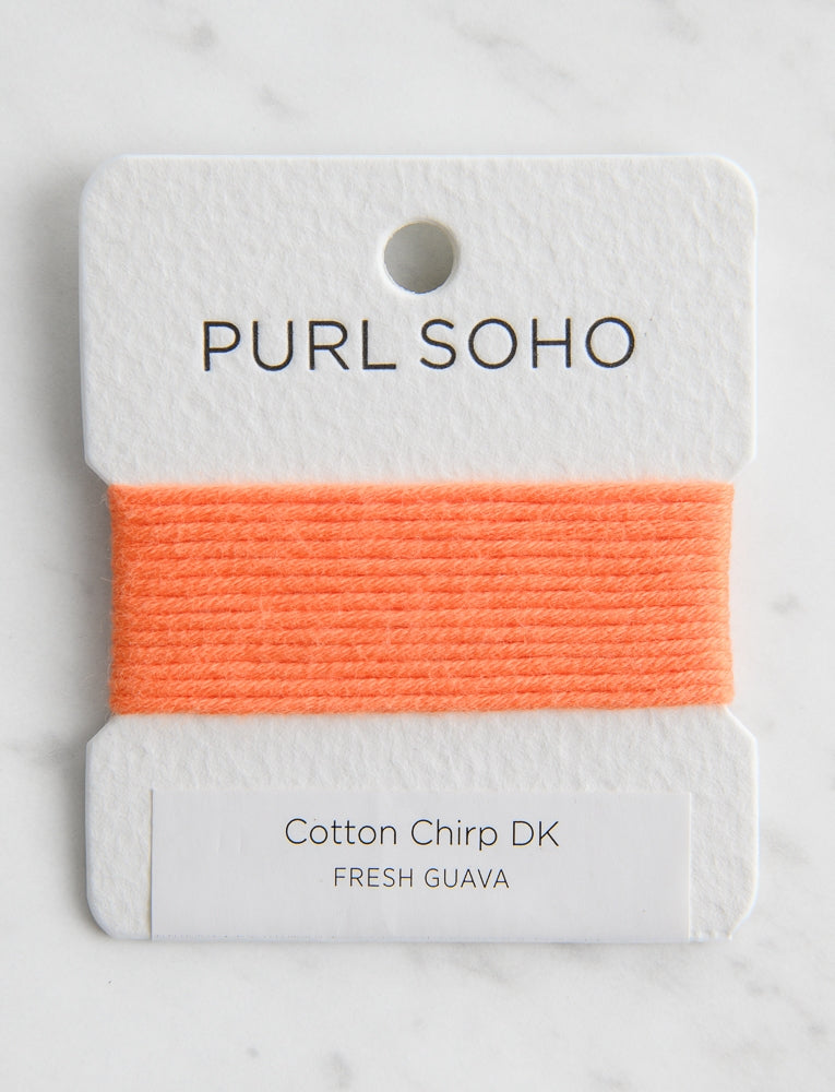 Cotton Chirp DK Color Cards, Fresh Guava