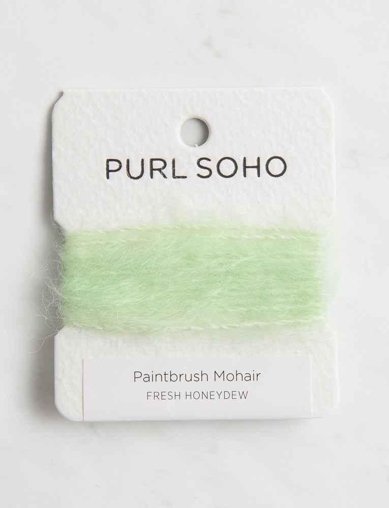 Paintbrush Mohair Color Cards, Fresh Honeydew