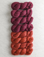 Wide Rib Wrap Bundle, Fresh Loganberry + Anjou Pear