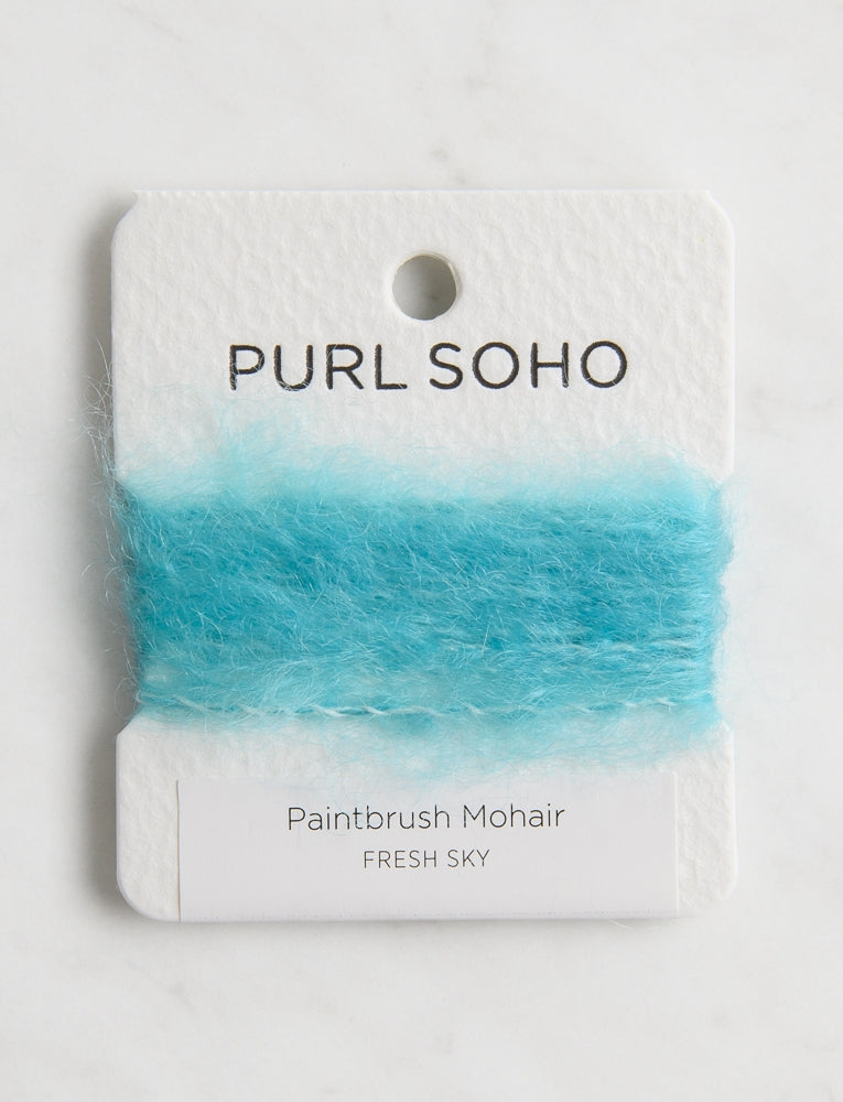 Paintbrush Mohair Color Cards, Fresh Sky