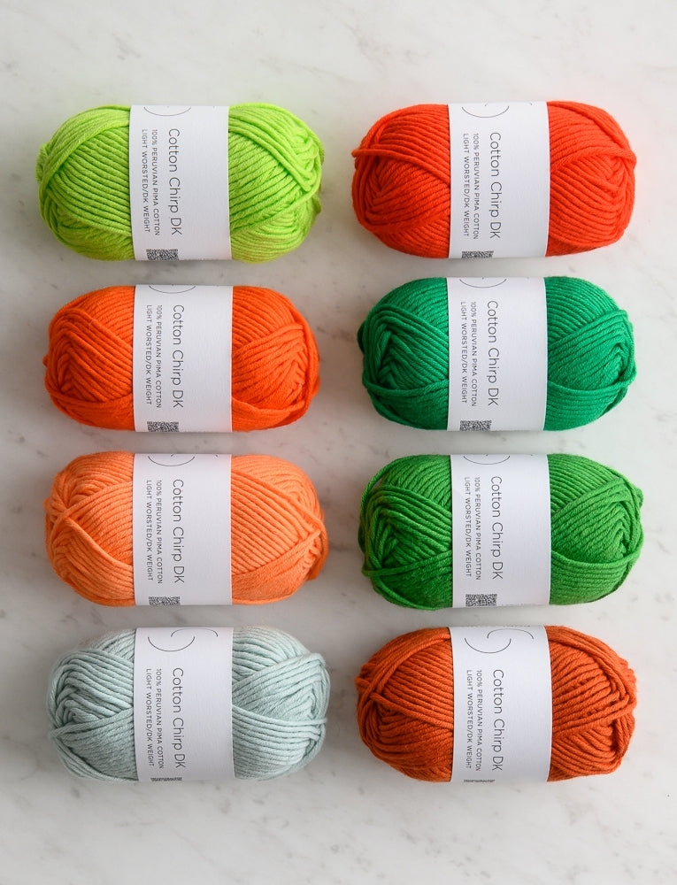 Knit + Purl Washcloth Kit, Fresh Tomato