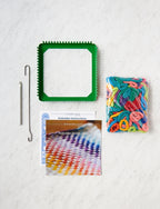 Traditional Potholder Loom + Loops, Traditional Loom Kit, with 7-inch Multicolor Loops (no White)
