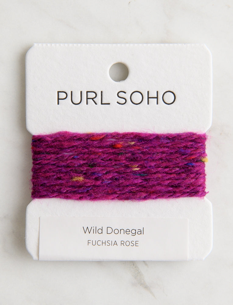 Wild Donegal Color Cards, Fuchsia Rose