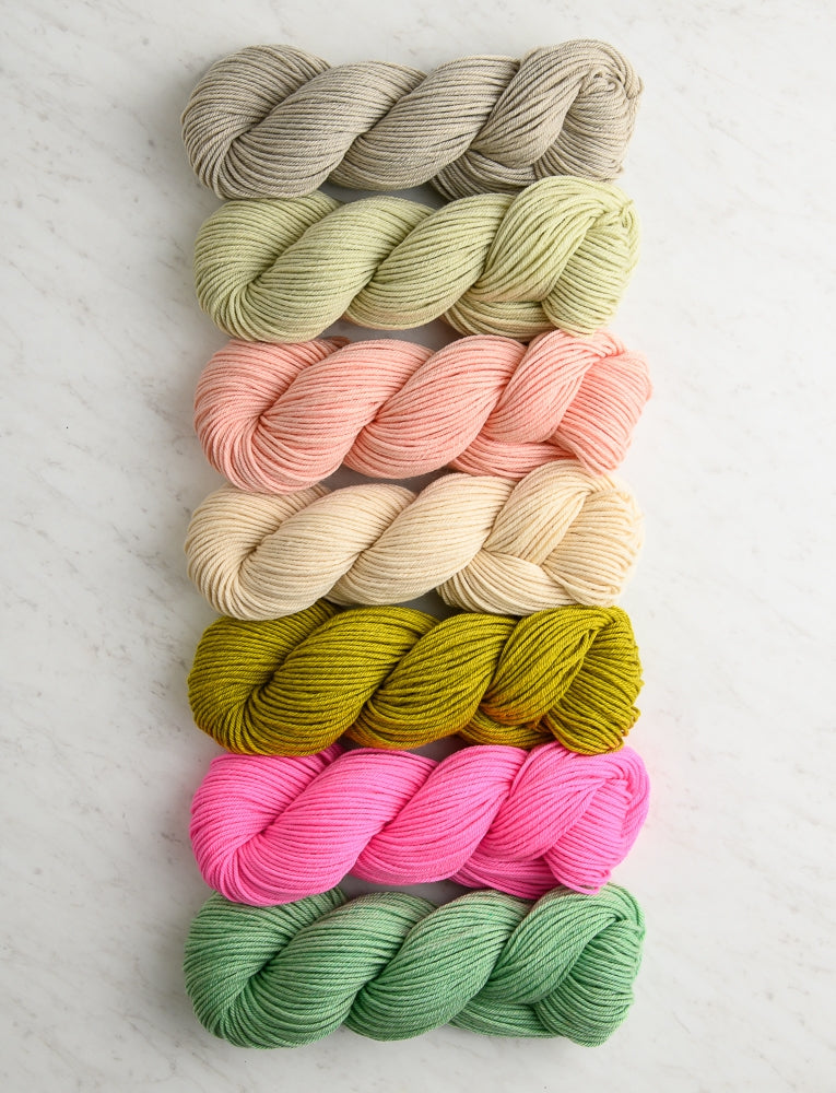 Super Easy Baby Blanket In Daily Wool Worsted Bundle, Garden Fence