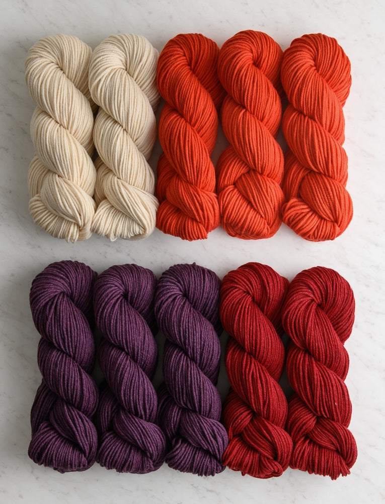Color Study Blanket Bundle, Garnet, Crib